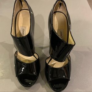 Authentic Jimmy Choo black heels 9/39